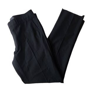 Men's Savile Row Black Strand Dress Trousers Size 44S/38W‎